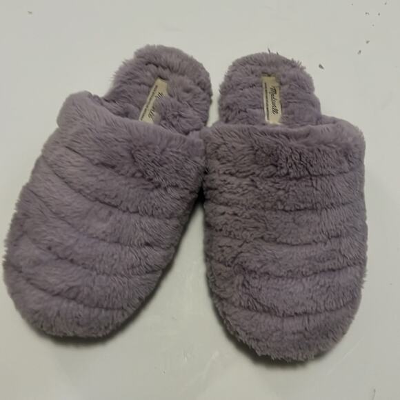 MADEWELL FAUX FUR CLOUDLIFT SLEEPERS SIZE 8 - Picture 6 of 7